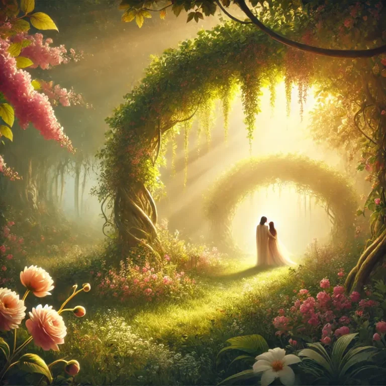 Jardim exuberante Livro de Cânticos de Salomão