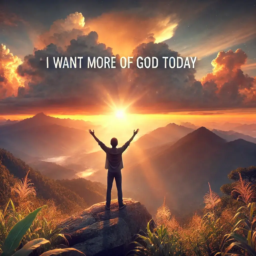 devocional Eu Quero Mais de Deus Hoje